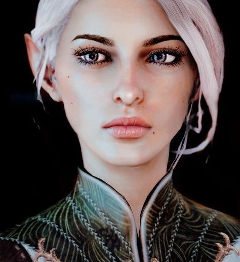 | Inquisitor | Dragon Age Inquisition | DAI | Lavellan | Elven Art, Solas Dragon Age, Medieval Character, Dragon Age Characters, Elf Characters, Portrait References, Dragon Age Games, Dragon Age Series, Female Elf