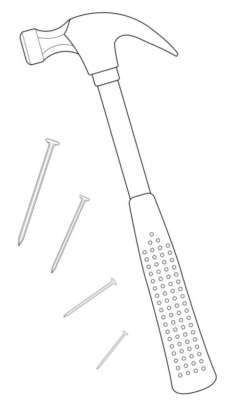 Claw Hammer, The Claw, Vector Art, Template Design, Vector Free, For Free, Clip Art