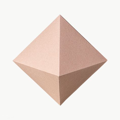 3D pink pyramid paper craft design element | free image by rawpixel.com / Jira Paper Craft Design, Geometric Forms, Image Ideas, 3d Shape, Craft Design, Geometric Form, Free Illustrations, Minimal Design, 3d Objects