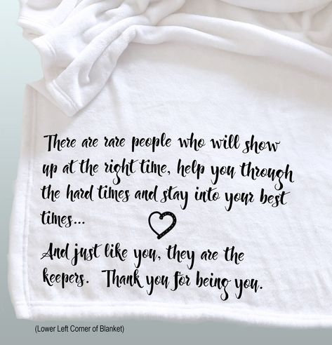 Cute Saying For Blanket Gift, Friendship Blanket, Blankets For Best Friends, Best Friend Blanket, Custom Blankets For Best Friend, Friendship Words, Homemade Blankets, Personalized Throw Blanket, Dance Teacher Gifts