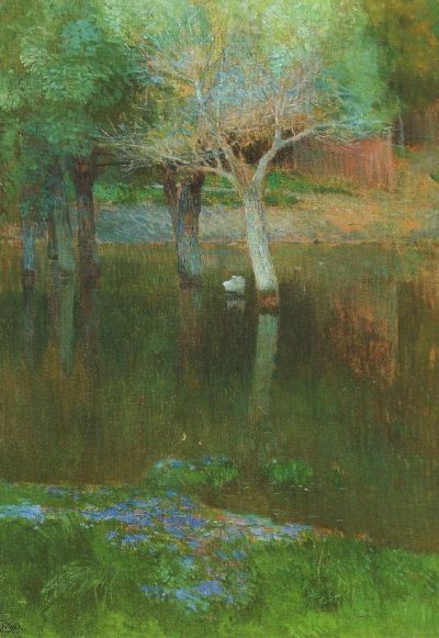 Carl Moll, Henri Lebasque, Rick Stevens, Impressionist Painters, Color Pencil Illustration, Mystical Art, Impressionist Paintings, Landscape Illustration, Art And Illustration