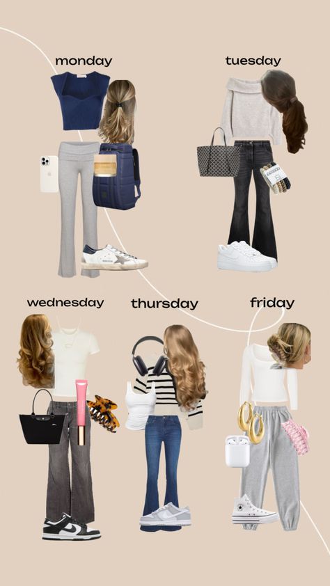 Week Of School Outfits, First Week Of School Outfits, Outfits Stockholm, Stile Blair Waldorf, First Week Of School, Skandinavian Fashion, Vanilla Girl, Stockholm Style, Casual Preppy Outfits