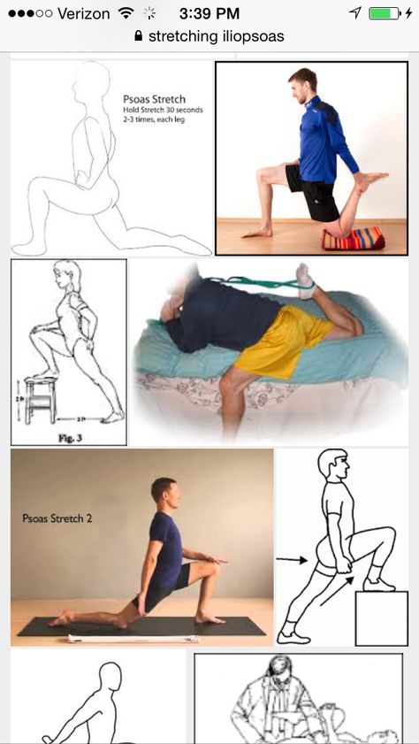 Iliopsoas and hip flexors stretch Iliopsoas Stretch, Hip Flexor Stretch, Tight Hip Flexors, Stretches For Flexibility, Psoas Muscle, Hip Flexors, Tight Hips, Hip Flexor, Wellness Fitness