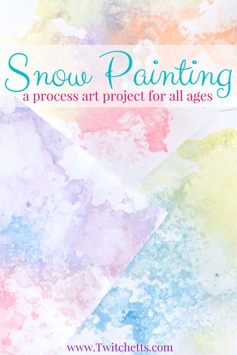 Colored Salt Snow Art - Winter Crafts for Kids a fun Process art Project for kids of all ages, from toddler, to preschool, and up through adults! Colored Salt, Snow Painting, Fun Winter Crafts, Preschool Art Projects, Art Project For Kids, Art Projects For Adults, Winter Art Projects, Projects For Adults, Winter Activities For Kids