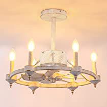 Check this out! Chandelier Ceiling Fans, Chandelier With Fan, Antique Ceiling Fans, Cabin Remodel, Bladeless Ceiling Fan, Caged Ceiling Fan, Ceiling Fans With Lights, Fans With Lights, Farmhouse Ceiling Fan