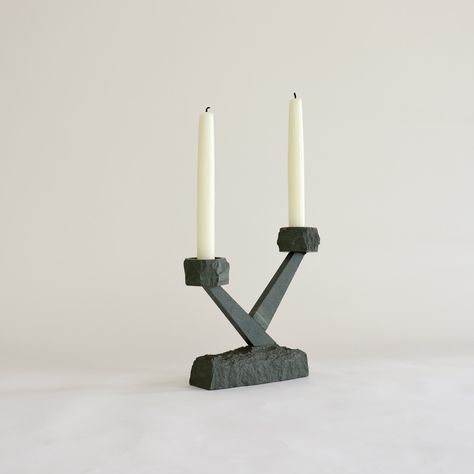 Sold🎈 Brutalist Welsh slate candle holder. Mid 20th C A gorgeous combination of honed and rough hewn natural stone. H 20 cm W 22 cm D 6 cm £65 + pp Feel free to message for more details and to buy. #welshslate #greenslate #brutalist #brutal #midcentury #midcenturymodern #candleholder #candelabra #candlelight #worldofinteriors #interiordesign #interiordesigner #interiordecor #stylist #secondhandseptember World Of Interiors, Midcentury Modern, Candle Holder, Natural Stone, Natural Stones, 20 Cm, Interior Decorating, Candle Holders, Mid Century