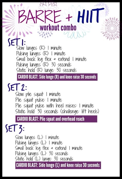 This Barre HIIT Workout combines the strength endurance of a barre workout with low-impact cardio intervals to raise your heart rate. You'll build strength and get your cardio in with this barre interval workout! fitnessista.com #hiitbarre #barrehiit #barreintervals #barreandhiit #barreworkout #strengthandcardio Barre Hiit, Hit Workout, Hiit Workout Videos, Low Impact Cardio, Interval Workout, Barre Classes, Fitness Video, Pilates Barre, Barre Workout