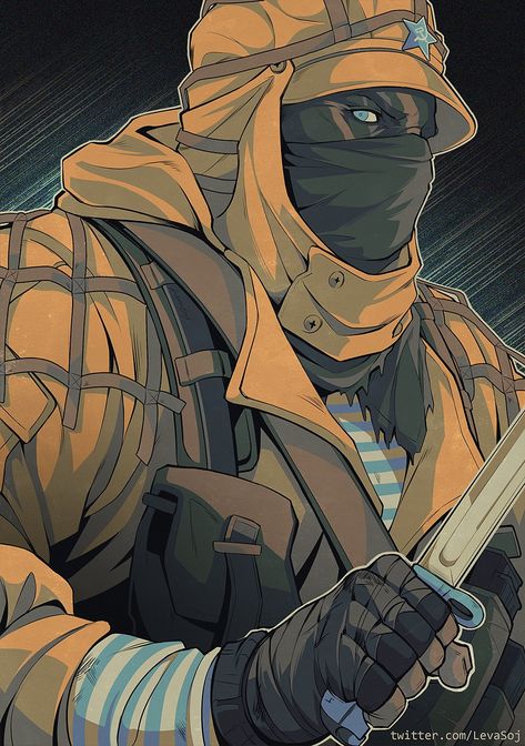 Glaz R6 Fanart, Glaz R6, Kapkan R6, R6 Fanart, Rainbow 6 Seige, Kurama Naruto, Rainbow Six Siege Art, Military Aesthetic, Post Apocalyptic Art