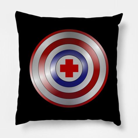 Proud Combat Medic Red Cross, Funny Medical Captain Design for Heroes without Capes - Heroes Without Capes - Pillow | TeePublic Funny Medical, Combat Medic, Medical Humor, All Hero, Red Cross, Chicago Cubs Logo, Pillow Design, Sport Team Logos, Captain America