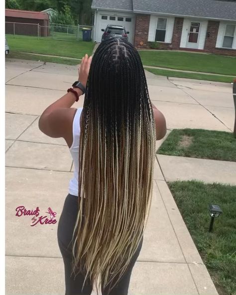 Double Ombre Small Knotless [Video] | Long braids, Single braids, Goddess braids Braids Goddess, Small Knotless, Ombre Braid, Single Braids, Box Braids Hairstyles For Black Women, Braids Hairstyles Pictures, Braided Cornrow Hairstyles, Cute Box Braids Hairstyles, Twist Braid Hairstyles