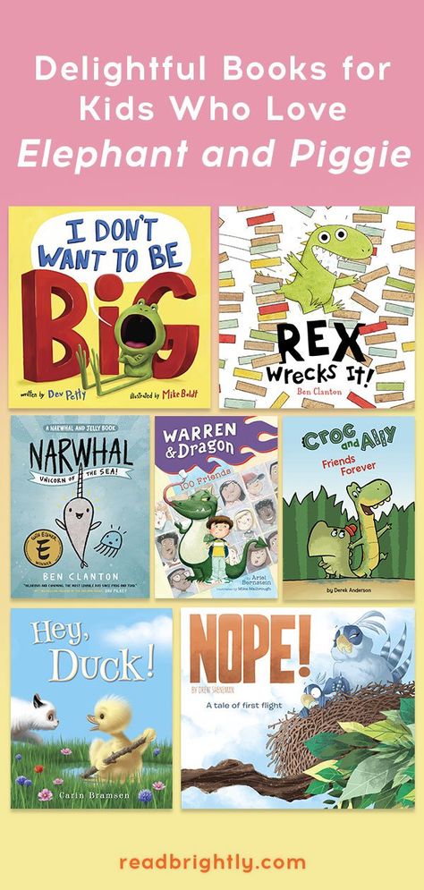 With expressive dialogue, positive messages, and playful illustrations, ELEPHANT AND PIGGIE books delight readers in so many ways. If you and your kids love Elephant and Piggie’s hilarious, relatable antics, you'll love these books too. Derek Anderson, Elephant And Piggie, Big Duck, Mo Willems, School Field Trip, Dragon Series, Pet Mice, Books For Kids, Picture Books