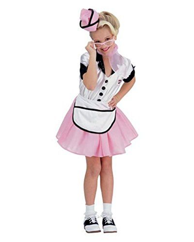 Colonial Boy Costume Childs Medium -- Be sure to check out this awesome product. Waitress Outfit, Car Hop, 50s Costume, 1950s Costume, Girls Fancy Dress, Pink And White Dress, Retro Costume, Halloween Fancy Dress, Cap Dress