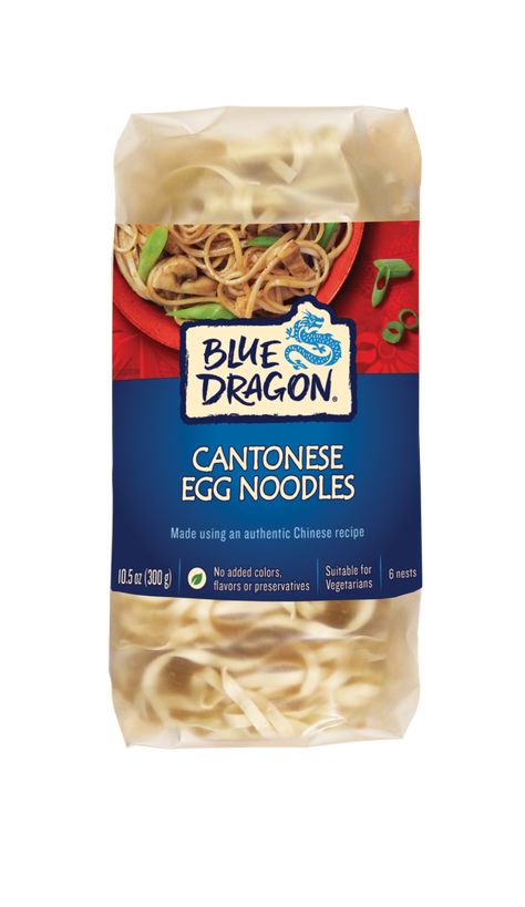 Blue Dragon Cantonese Egg Noodles No artificial flavors, colors or preservatives For recipe ideas visit BlueDragon.com Yard House Garlic Noodles Recipe, Dragon Recipe, Vegetarian Stir Fry Sauce, Dragon Noodles, Garlic Noodles Recipe, Egg Noodle Recipes, Authentic Chinese Recipes, Garlic Noodles, Asian Inspired Dishes