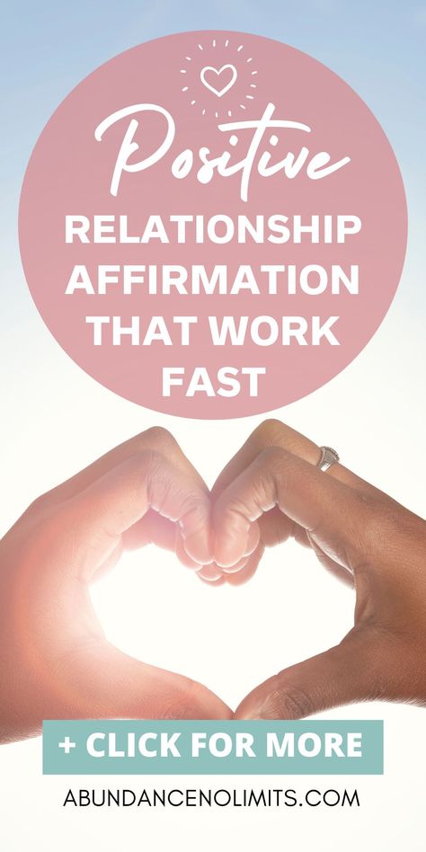 Daily Positive Relationship Affirmations that Work. 70 Affirmations You Can Use For Relationship and Love. Affirmations to improve your relationship. #affirmation #lawofattraction #Relationship Positive Boyfriend Affirmations, Affirmation For Relationship, Daily Affirmations For Husband, Daily Affirmations For Couples, Affirmation For Love Relationships, Marriage Affirmations My Husband, Positive Relationship Affirmations, Relationship Affirmations Boyfriends, Couples Affirmations