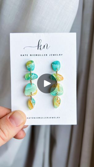 5.1K views · 513 reactions | These might be my favs from this little release. I’m obsessed with anything organic stone these days. For me it represents a deeper connection to nature and that idea of ✨found beauty✨

There are only 4️⃣ pairs of earrings in this mini release and each one is unique! They are dropping this week and I can’t wait to see where their forever homes are ♥️

#findyourbeautiful #handmadejewelry #mompreneur #womensupportingwomen #slowmadejewelry #smallbizlife | Handmade Jewelry by Kate | Giulio Cercato · Stamina Connection To Nature, 1k Views, Find Beauty, Women Supporting Women, Clay Earrings, Polymer Clay, Handmade Jewelry, Stone, Beauty