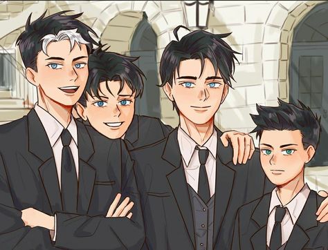 Damian And Bruce, Batman Family Fanart, Batfamily Fanart, Dc Comics Fanart, Bat Family Members, The Robins, Robin Comics, Batman Fan Art, Wayne Family