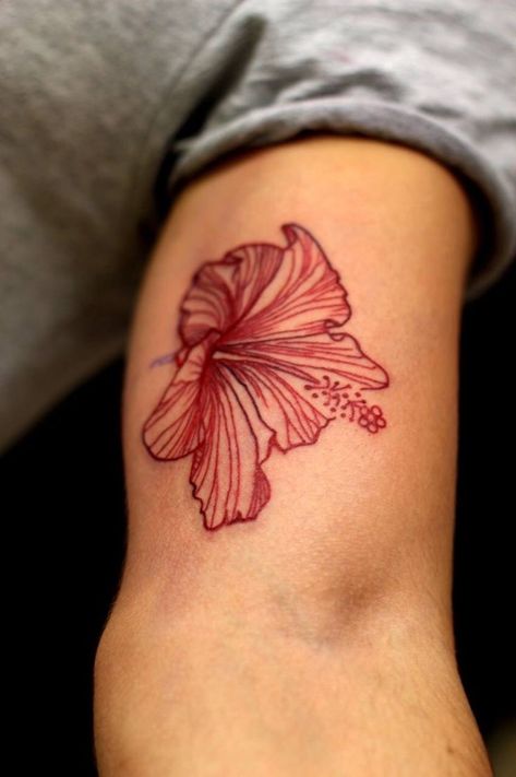 Resilience Tattoo, Wrist Tattoos Words, Basic Tattoos, Hibiscus Tattoo, Tattoos For Black Skin, Red Ink Tattoos, Pretty Tattoos For Women, Tattoo Designs And Meanings, Subtle Tattoos