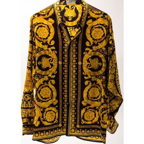 Versace Silk Shirt, Versace Shirts, Versace Style, Versace Shirt, Versace Outfit, European Design, Party Style, Gianni Versace, Versace Men