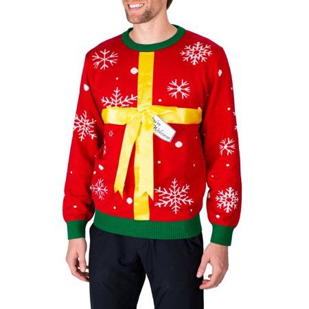 The SLEEPHERO Mens Ugly Sweater is the perfect sweater for all of your holiday gatherings and parties. Size: L.  Color: Red.  Gender: unisex.  Age Group: adult. Ugly Christmas Sweaters Diy Kids Boys, Christmas Sweaters For Men, Mens Christmas Sweaters, Boys Ugly Christmas Sweater, Mens Xmas Sweaters, Light Up Christmas Sweater, Mens Christmas Party Outfit, Party Outfit Formal, Christmas Outfit Men