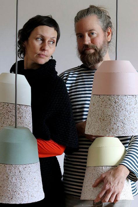 12 stunning examples of eco chic lighting made from paper - UPCYCLIST Lampshade From Recycled Materials, Papier Mache Lighting, Diy Paper Lampshade, Paper Mache Cardboard, Paper Light Shades, Paper Lighting, Paper Mulberry, Chic Lighting, Paper Mache Clay