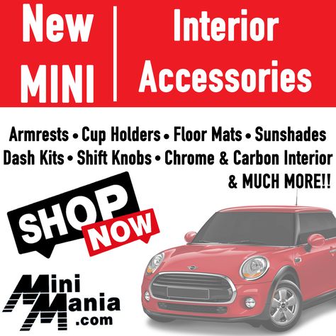 Here at Mini Mania we strive to bring you the very best selection of interior accessories for your MINI Cooper. From armrests and cup holders to floor mats and sunshades, we have the MINI Cooper interior accessories you need and want. . . . #minimania #mini #newmini #minicooper #minijcw #jcw #bmwmini #miniusa #cars #carparts #upgrades #interiorparts Cute Mini Cooper Accessories, Mini Cooper Accessories Interiors, Red Mini Cooper, Mini Cooper Interior, Mini Cooper Accessories, New Mini Cooper, Girly Car, Mini Accessories, Door Accessories