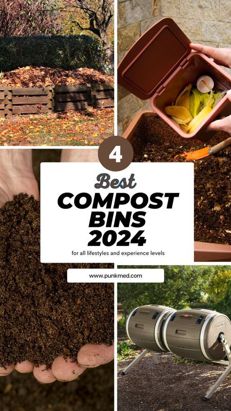 I'm getting into composting in 2024, so this post was just what I needed to learn about the best compost bins! Types Of Lifestyles, Urban Homesteading Ideas, Best Compost Bin, Composters, Compost Bins, Homesteading For Beginners, Kitchen Scraps, Homesteading Ideas, Eco Friendly Garden