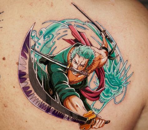 Zoro Zoro Tattoo Ideas, Roronoa Zoro Tattoo, Zoro One Piece Tattoo, Zoro Tattoo, Weekend Tattoo, One Piece Tattoo, Piece Tattoo, Create A Tattoo, Whatsapp Wallpapers Hd