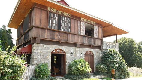 filipino house - Google Search Modern Filipino House, Modern Bahay Kubo, Philippine Architecture, Old House Design, Filipino House, Filipino Architecture, Philippines House Design, Philippine Houses, Stone And Wood