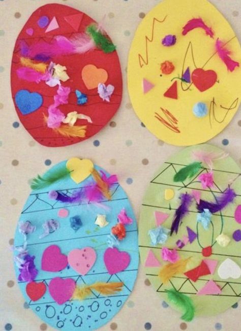 Påskeaktiviteter For Barn, Easter Crafts Preschool, Easter Crafts For Toddlers, Easter Arts And Crafts, Fun Easter Crafts, Easter Preschool, Easy Easter Crafts, Spring Crafts For Kids, Toddler Easter