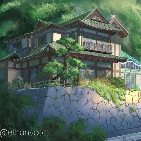 Kimi no na wa background study of mitsuha house Background Study, Anime House, College Au, Your Name Anime, Your Lie In April, January 22, Clip Studio Paint, Time Lapse, Anime Movies