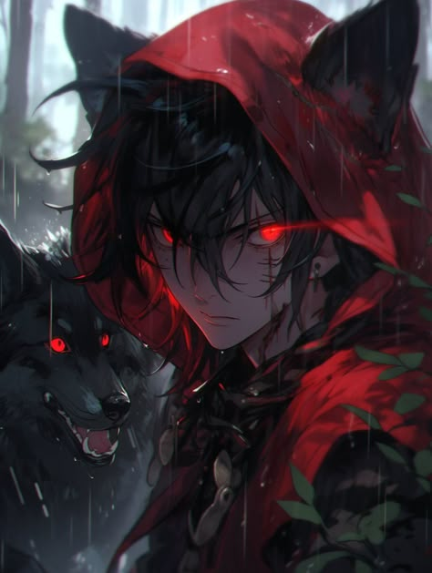 Punk Character Art, Persona Anime, Mythical Creatures Fantasy, Good Anime Series, Anime Show, Cool Anime Backgrounds, Anime Cover Photo, Anime Wolf, Anime Shadow