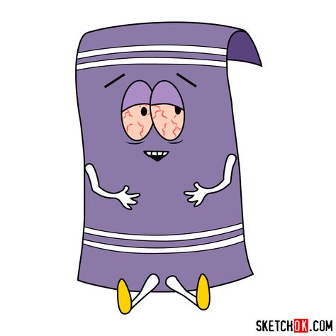 How to draw Towelie from South Park - Step by step drawing tutorials South Park Tattoo, Trippy Cartoon, Kaws Wallpaper, Canvas Art Projects, South Park Characters, Funny Tattoos, Graffiti Drawing, Learn How To Draw, Mini Canvas Art