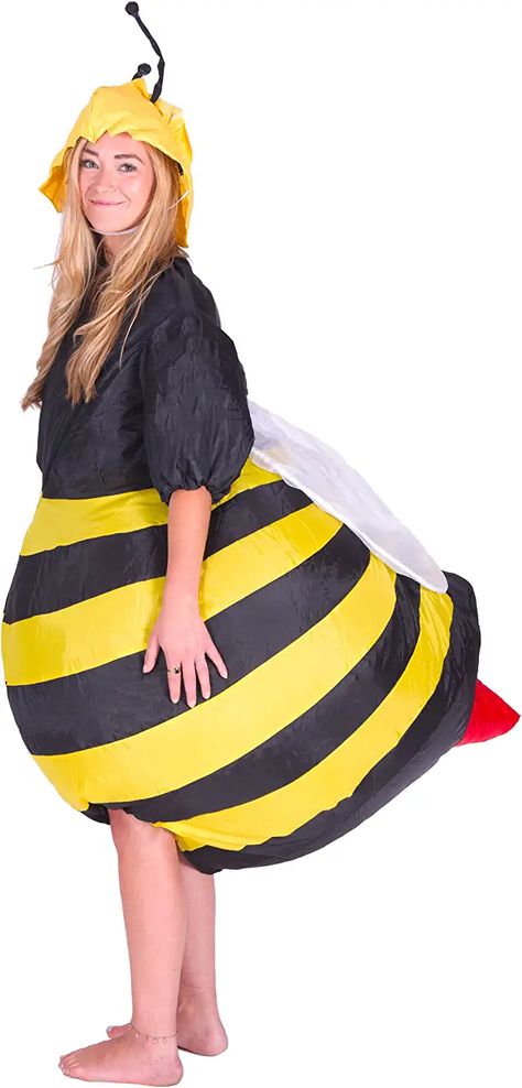 Bee Fancy Dress, Bumble Bee Costume, Bee Costume, Inflatable Costumes, Fancy Costumes, Funny Costumes, Fancy Dress Costumes, Cool Costumes, Adult Costumes