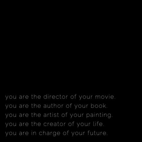 Sam Siegman🪐 on Instagram: “READ THIS ⤵️✨ you are the director of your movie. you are the author of your book. you are the artist of your painting. you are the…” Wake Up In The Morning, The Director, Manifestation Journal, Affirmation Cards, Main Character, In The Morning, Remote Work, Law Of Attraction, The Artist