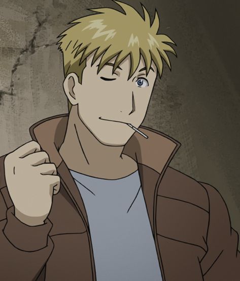 Jean Havoc Fullmetal Alchemist, Jayden Core, Jean Havoc, Elric Brothers, Fullmetal Alchemist Edward, Anime Crush, Alphonse Elric, Fullmetal Alchemist Brotherhood, Full Metal