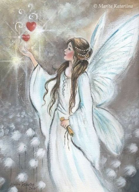 Fantasy Fairy Art, Angel Wings Painting, Easy Acrylic Painting Ideas, Watercolor Angel, Fairy Paintings, Acrylic Painting Ideas, Easy Acrylic Painting, Butterflies Art, Angel Artwork