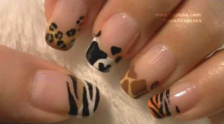 animal prints nail art Nailart Tutorial, Animal Print Nails Art, Animal Nail Art, Cute Nail Art Designs, Animal Nails, Animal Print Nails, Get Nails, I Love Nails, Cute Nail Art