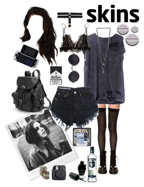 "effy stonem" by justkatieagain ❤ liked on Polyvore featuring K. Bell, Barry M, Miss Selfridge, Isabel Marant, Fuji and AmeriLeather Effy Stonem Aesthetic, Effy Stonem Style, Effy Stonem, Mode Hippie, Skins Uk, Emo Dresses, Kaya Scodelario, Black Clothes, Grunge Look