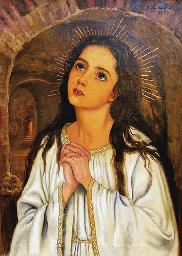 Saint Philomena St Philomena, Animated Quotes, Santa Filomena, Saint Philomena, Santi Cattolici, Novena Prayers, Jesus Praying, Religious Images, Art Populaire