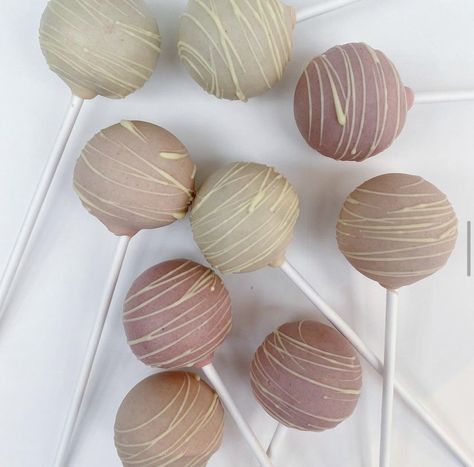 Boho Theme Cake Pops, Blush Pink Cake Pops, Mauve Cake Pops, Boho Rainbow Cakepops, Dusty Rose Cake Pops, Mauve Dessert Table, Boho Birthday Treats, Boho Themed Dessert Table, Neutral Color Cake Pops