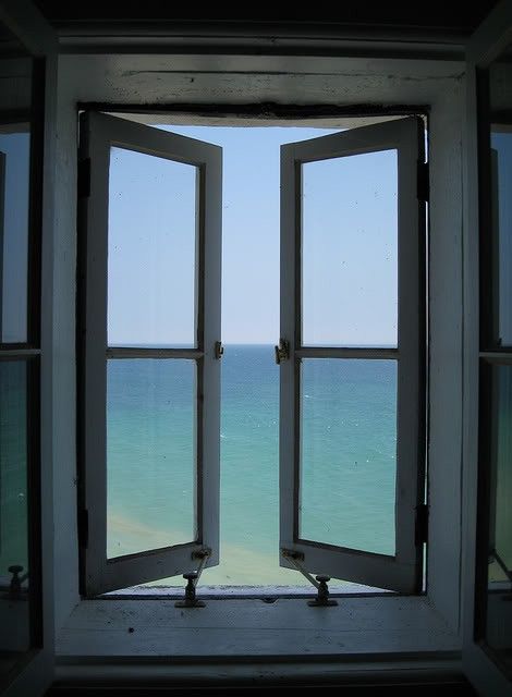 An Open Window, Have Inspiration, Window View, Open Window, Through The Window, Beach View, Aragon, Coastal Living, Blue Water