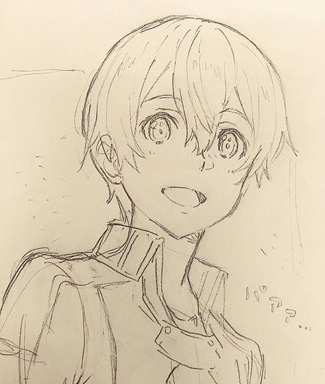 Kirito Drawing, Bsd Fanfic, Sao Eugeo, Eugeo Sao, 얼굴 드로잉, Art Drawings Sketches Simple, Anime Sketch, Drawing Reference Poses, Pencil Drawing