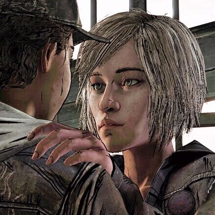 Clem And Violet Matching Pfps, Clem And Violet, Violet Twdg, Clem Twdg, Violet Icon, Twdg Clementine, Twd Game, The Walking Dead Telltale, Walking Dead Game