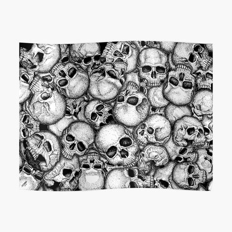 Pile Of Skulls Tattoo, Pile Of Skulls, Skulls Tattoo, Full Sleeve Tattoo Design, Full Sleeve Tattoo, Skull Tattoo Design, Ghost In The Shell, Skull Tattoos, Sleeve Tattoo