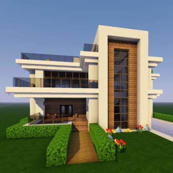 Mansions Minecraft, Casa No Minecraft, Villa Minecraft, Modern Minecraft, Modern Minecraft Houses, New Modern House, Minecraft Cheats, Rumah Minecraft Sederhana, Minecraft Mansion