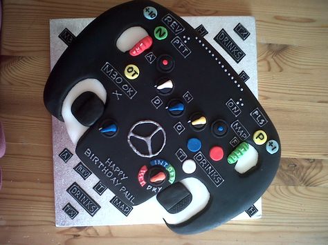 Steering Wheel Cake, Hamilton Lewis, Photo Cakes, Wheel Cake, Cupcake Maker, Christening Cakes, Hand Painted Cakes, South Devon, Cakes And Cupcakes