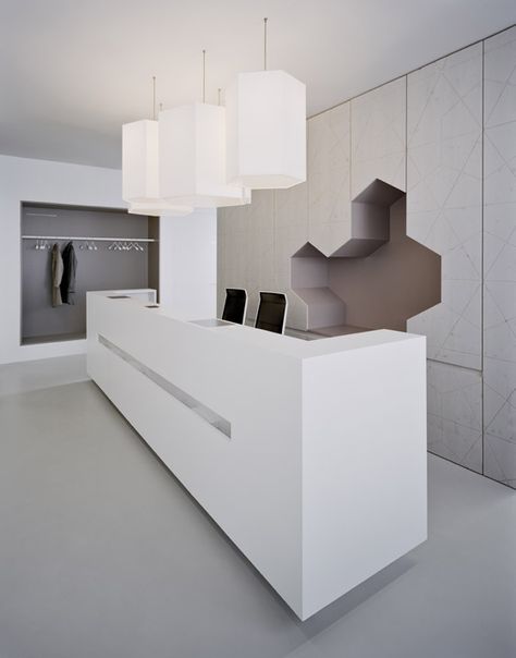 Reception Desk Best Office Design, Medical Office Interior, Medical Office Design, Reception Desk Design, Office Fit Out, Reception Counter, Lobby Interior, Corporate Interiors, Counter Design