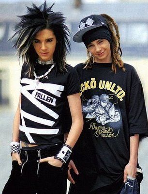 Bill and Tom Kaulitz Bill Kaulitz, Tom Kaulitz, Black