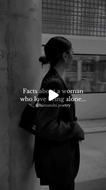 The inspiring quote on Instagram: "The realistic facts of woman who love being alone.
.
.
Thank you so much for watching.
Follow @himanshi.poetry for more inspirational videos and quotes.
Please share and save if you like it. 
Videos - Pinterest 
Audio - @deepstrongquotes 
.
.
#réel #reels #reelsinstagram #reelitfeelit #reelkarofeelkaro #reelsvideo #reel #reelsviral #trendingreels #viralreels #instareels #reelsviral #instareel #feelitreelit #quotes #quote #quotestagram #quotesaboutlife #quotesoftheday #quotesofinstagram #motivationalquotes #inspirationalquotes #motivation #inspiration" The Realist Quotes, It Videos, Single Women Quotes, Realist Quotes, He Is My Everything, Single Life, Blessed Life, Aging Gracefully, Day Of My Life