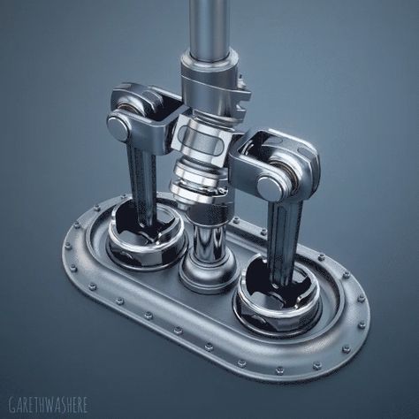 Silly Mechanical GIFs - Part Four - "Return to Form" - Album on Imgur Mechanical Engineering Design, Automobile Engineering, Mechanical Art, Automotive Mechanic, Mechanical Hand, Combustion Engine, 3d Modelling, Mechanical Design, Car Mechanic